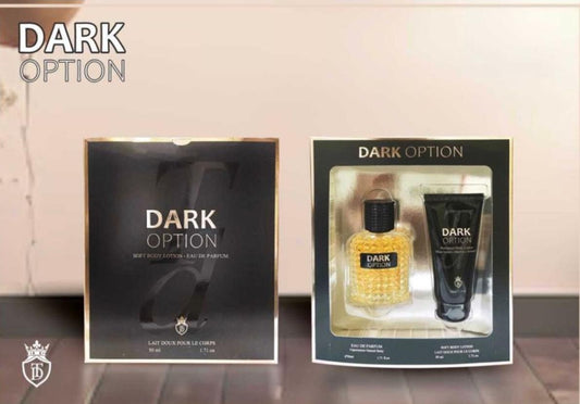 Dark option Profumo da donna + crema corpo